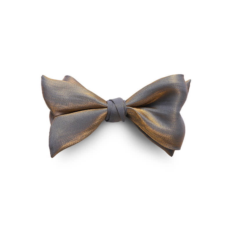 Men's Shining Fish Tail Shape Wedding Suit Bow Tie