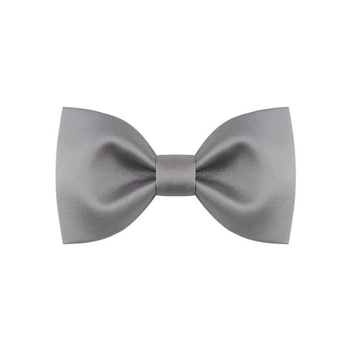 Men's Classic Simple Solid Color Wedding Bow Tie