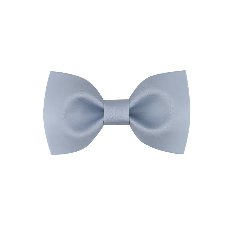 Men's Classic Simple Solid Color Wedding Bow Tie