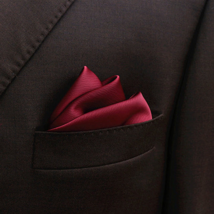 Men's Bud-Like Solid Color Pointed Bow Tie