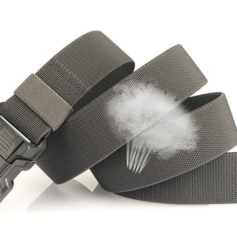 Men's Tactical Belt Elastic Quick Release Nylon Belt