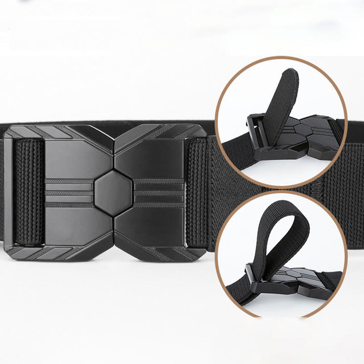 Men's Tactical Belt Elastic Quick Release Waistband
