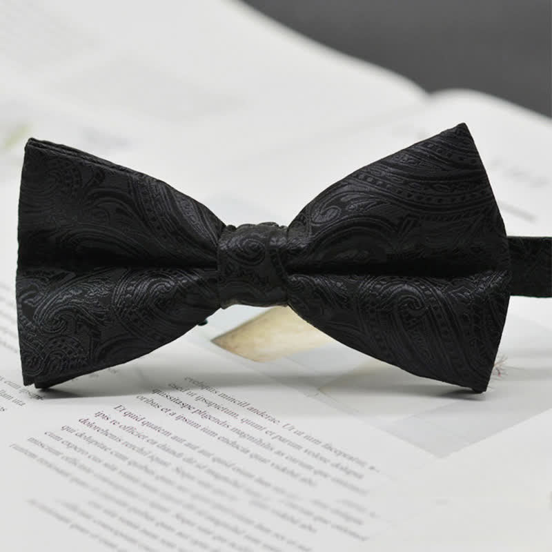 Men's Elegant Paisley Vintage Art Pattern Bow Tie