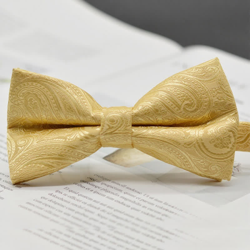 Men's Elegant Paisley Vintage Art Pattern Bow Tie