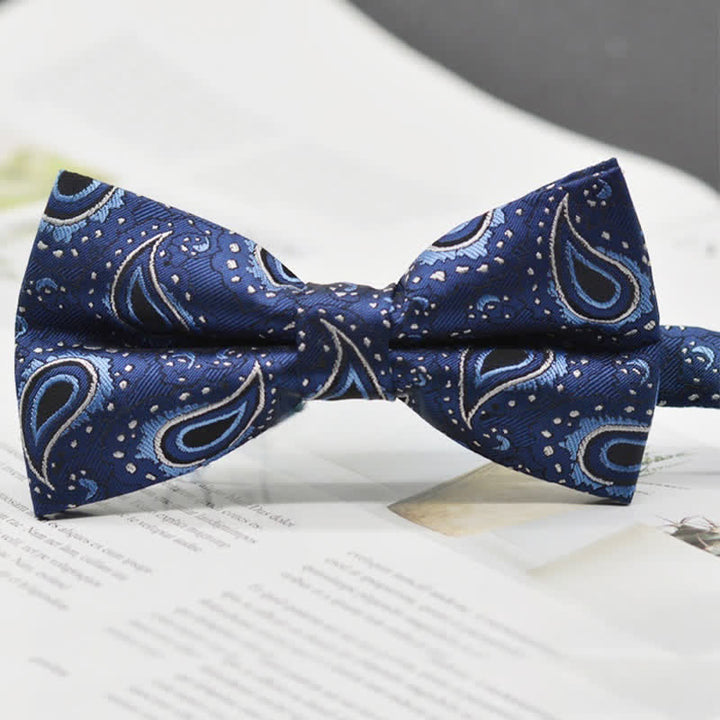 Men's Elegant Paisley Vintage Art Pattern Bow Tie
