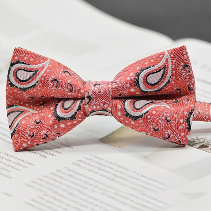 Men's Elegant Paisley Vintage Art Pattern Bow Tie
