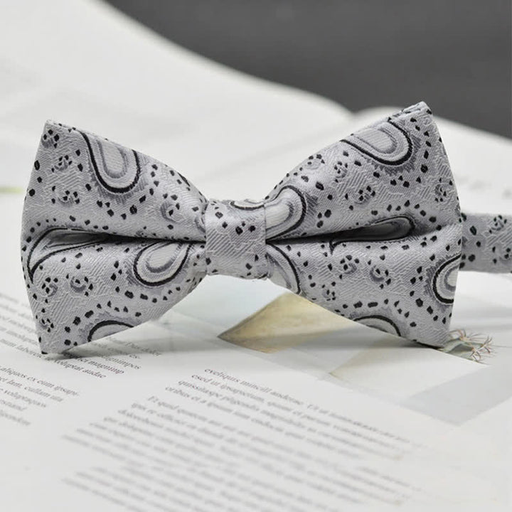 Men's Elegant Paisley Vintage Art Pattern Bow Tie