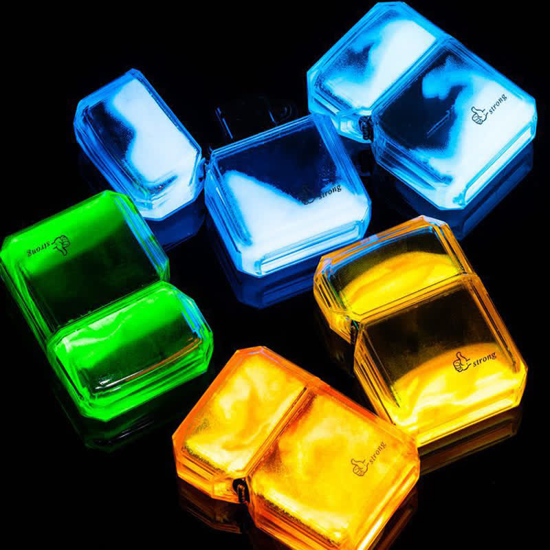 Cool Fluorescent Color Quicksand Refillable Butane Lighter