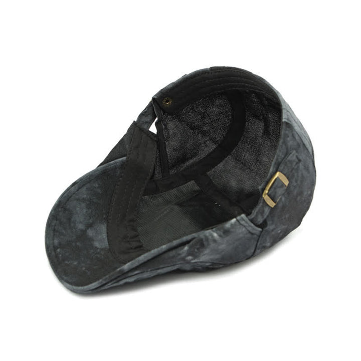 Vintage Style Tie-dyed Cotton Newsboy Beret Hat
