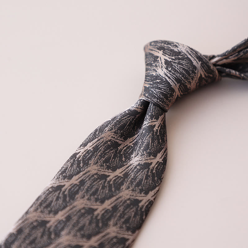 Men's Forest Branches Floral Pattern Necktie