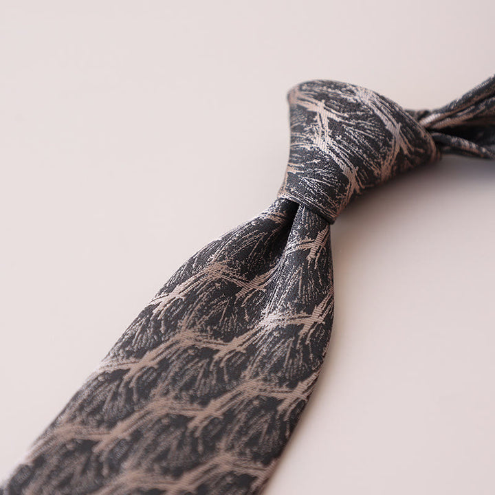 Men's Forest Branches Floral Pattern Necktie