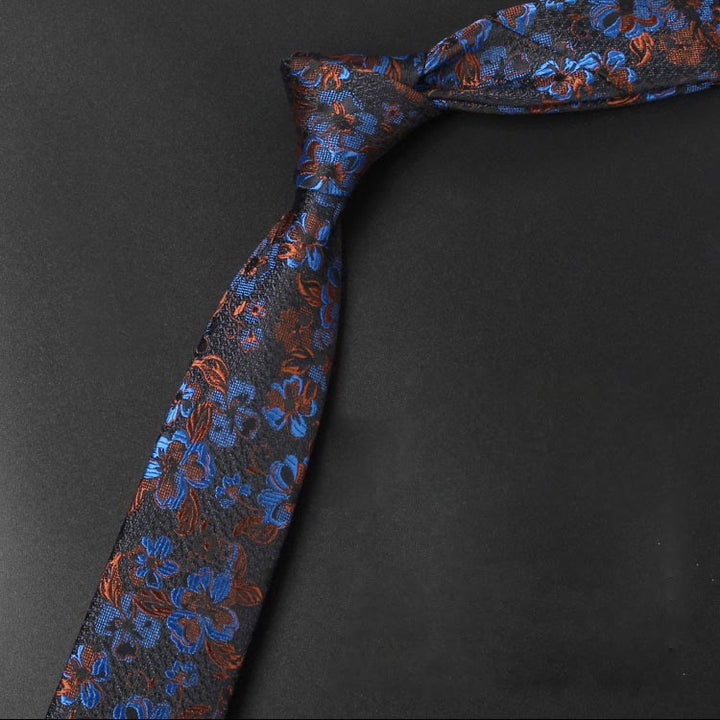 Men's Blooming Flowers Tender Pattern Necktie