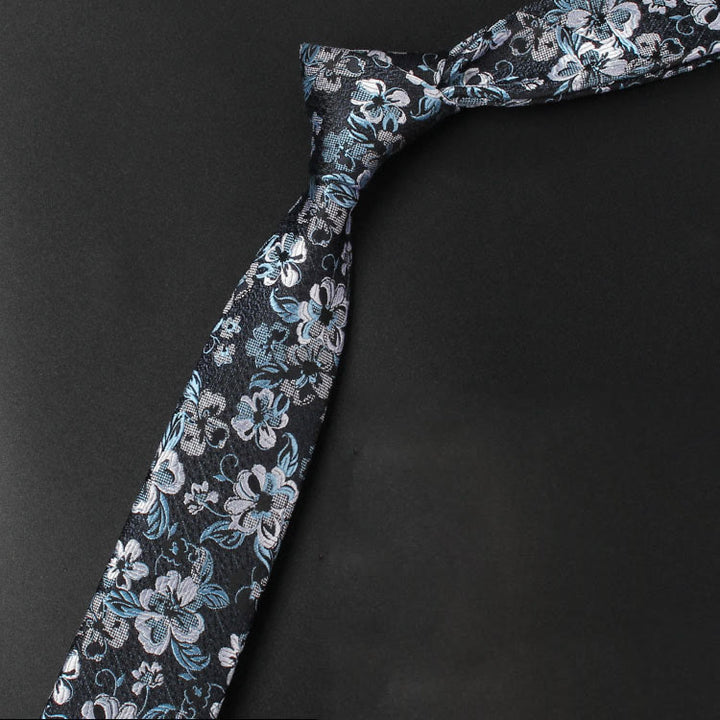 Men's Blooming Flowers Tender Pattern Necktie