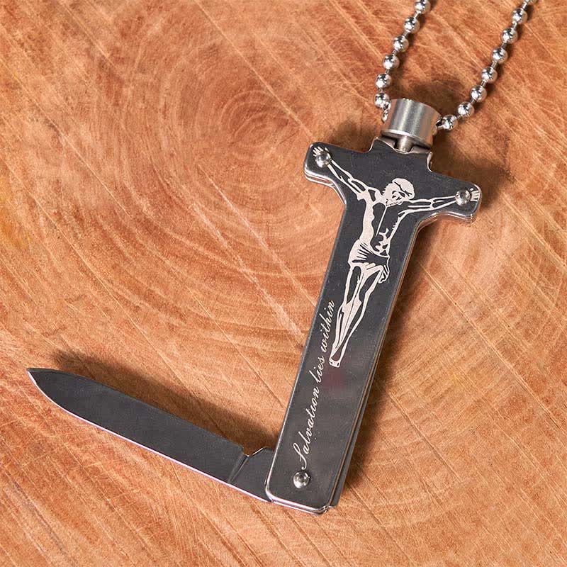 Poker Ace DIY Hidden Knife Belt Buckle Black Ice Lighter Bundle Set