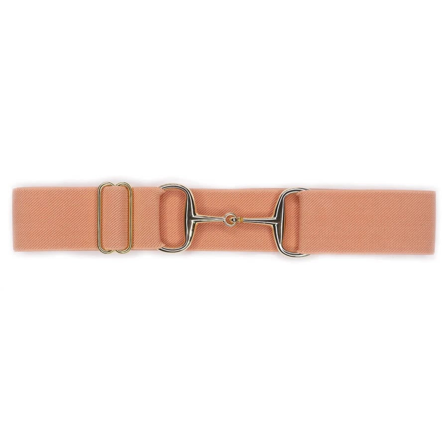 Snaffle Bit Belt Horseshoe Buckle Equestrian Elastic Belt