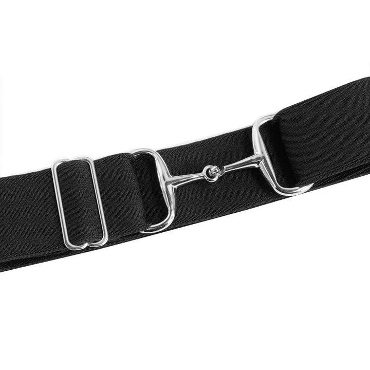 Snaffle Bit Belt Horseshoe Buckle Equestrian Elastic Belt