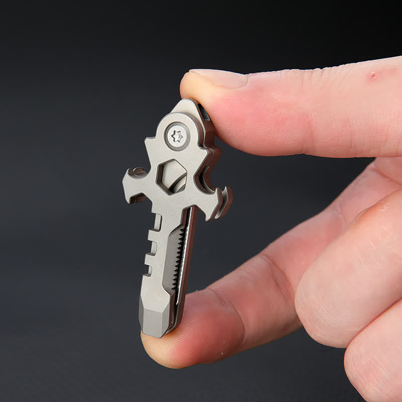 Cross Multi-functional Titanium Mini Folding Knife Keychain