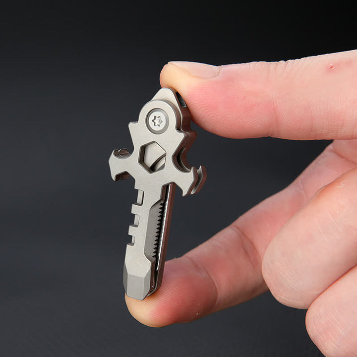 Cross Multi-functional Titanium Mini Folding Knife Keychain