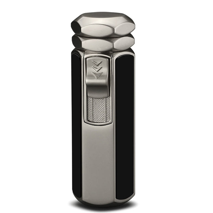 Quad Flame Lighter Refillable Butane Four Burner Lighter