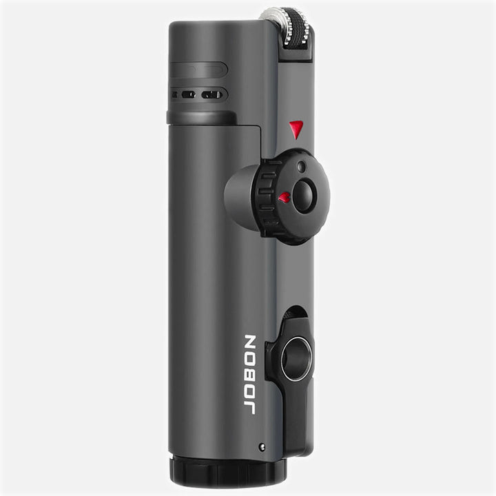 Quad Flame Lighter With Cigar Puncher Four Burner Lighter