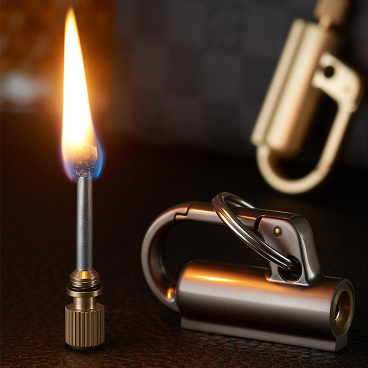 Windproof Portable Ten Thousand Matches Keychain Kerosene Lighter