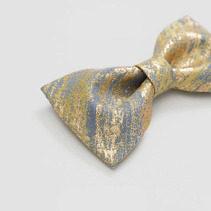 Men's Gold Glitter Tuxedo Classic Bow Tie