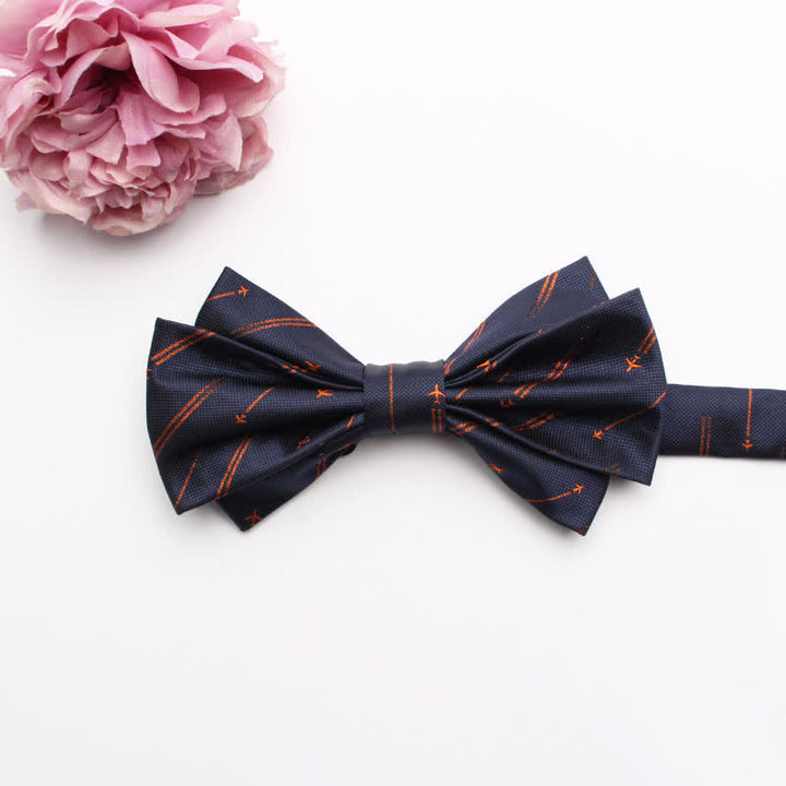 Men's Fangled Jacquard Texture Suit Bow Tie