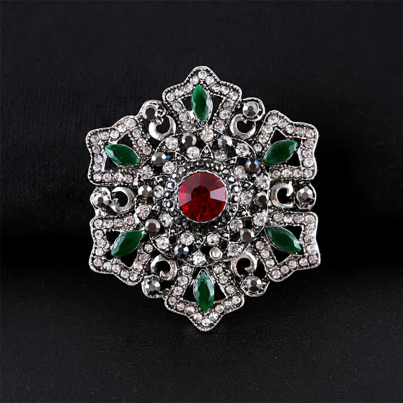 Women's Baroque Palace Crystal Brooch