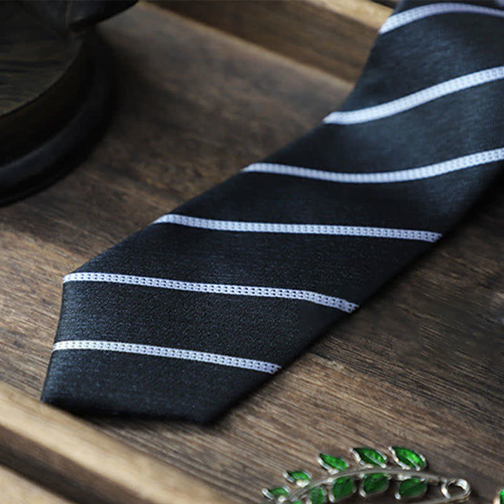 Men's Classic Pin-Striped Formal Necktie