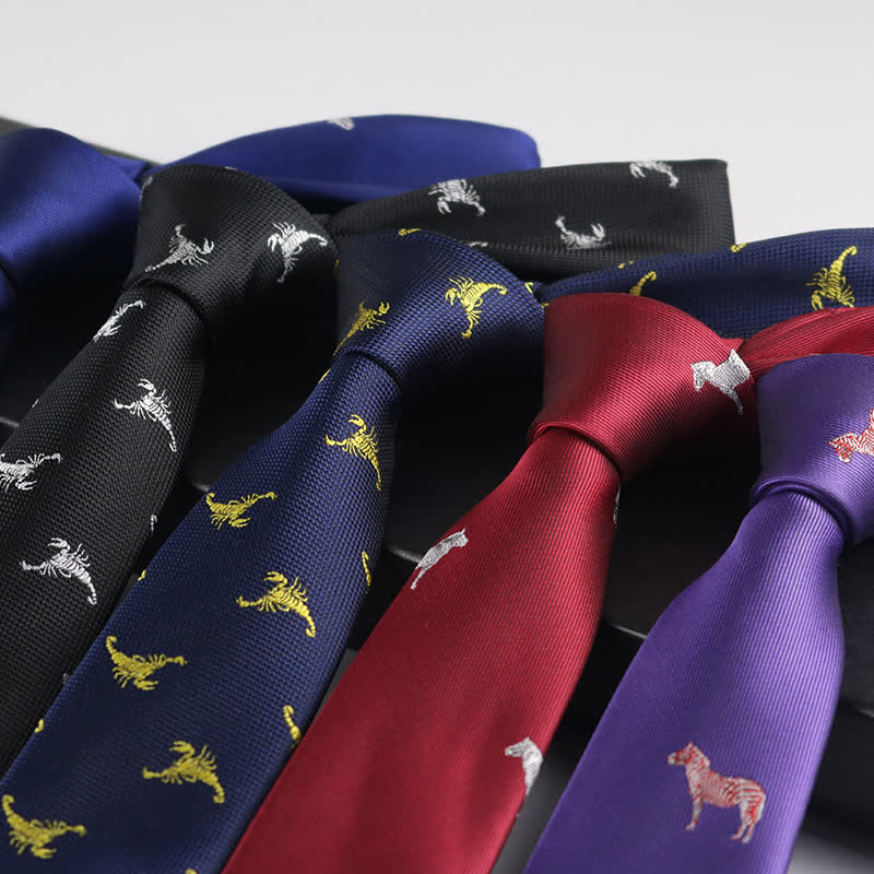 Men's Fun Animal Motifs Necktie