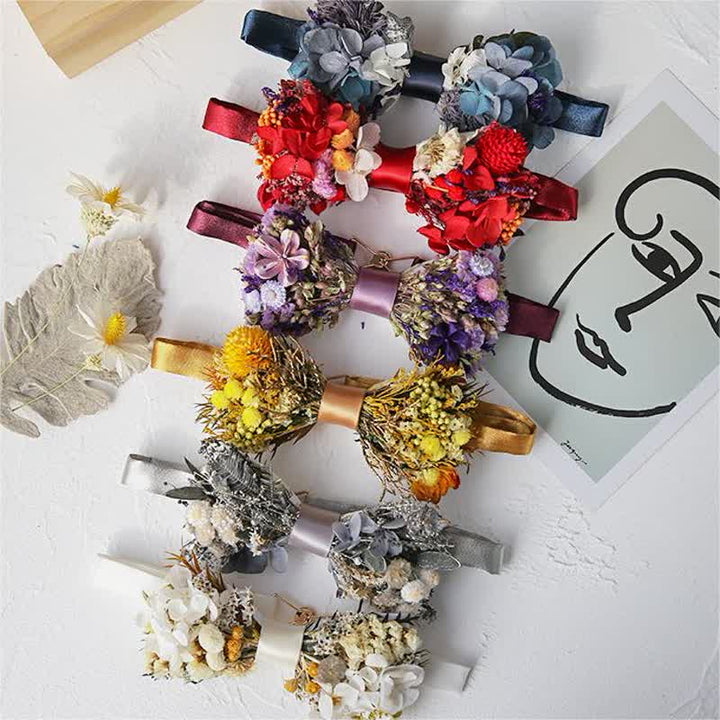 Men's Creative Immortal Bouquet Bow Tie