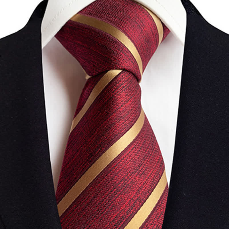 Men's Classic Thin Striped Necktie - image 3