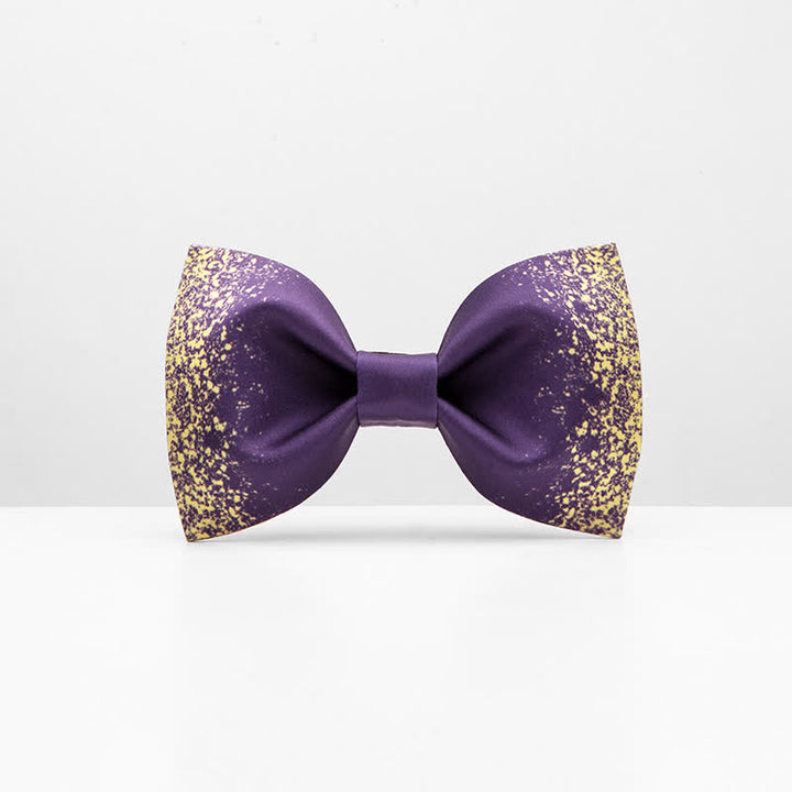 Men's Violet Resplendent Night Sky Bow Tie