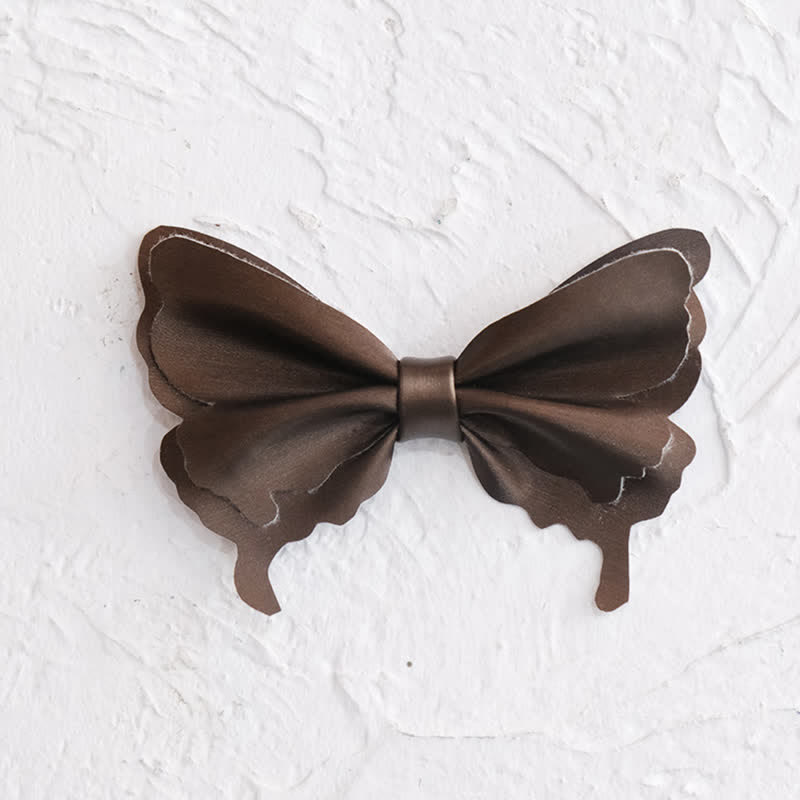 Men's Butterfly Vegetable-tanned Leather Bow Tie