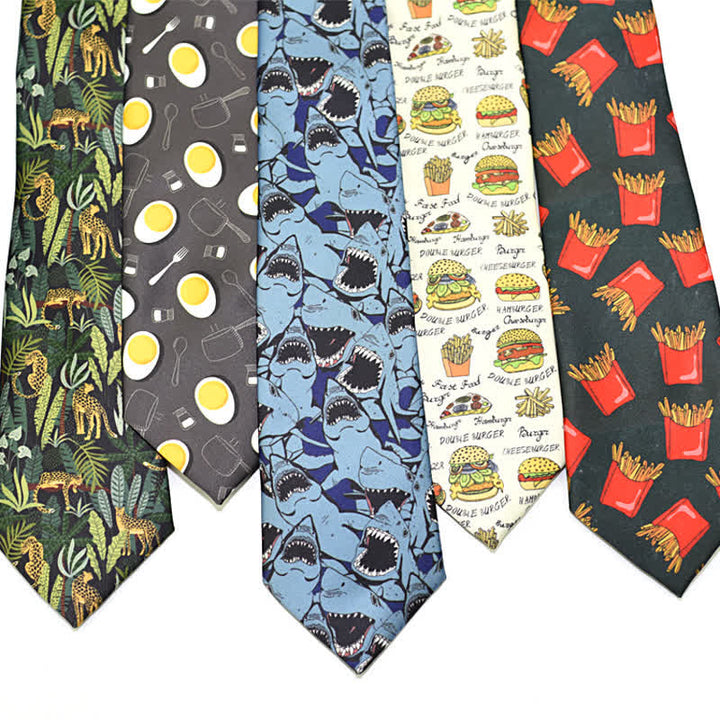 Men's Creative Funny Printed Necktie - image 5