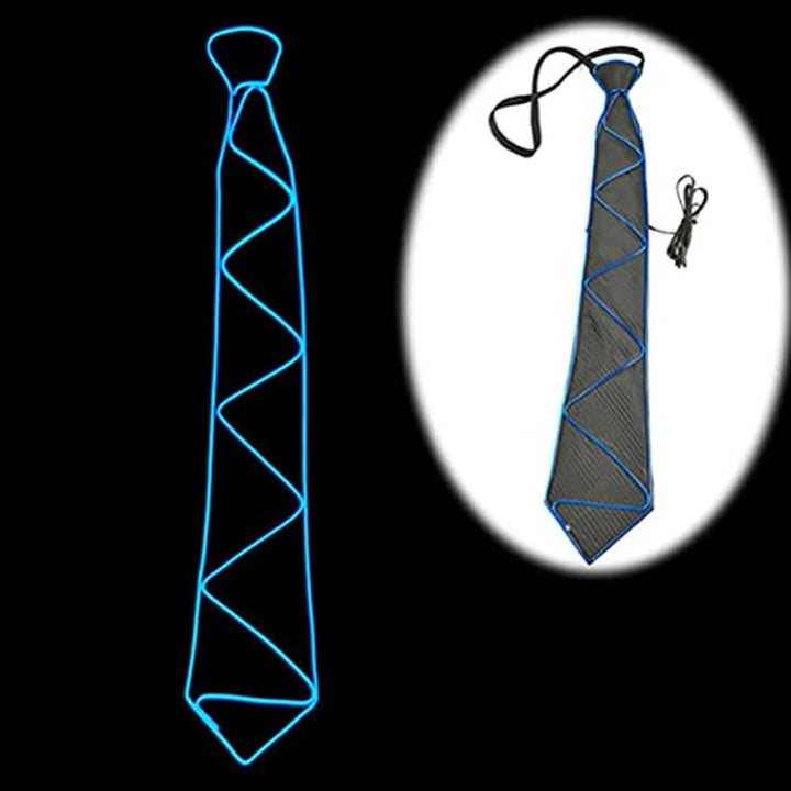 Cool Neon LED Strip Glowing Necktie