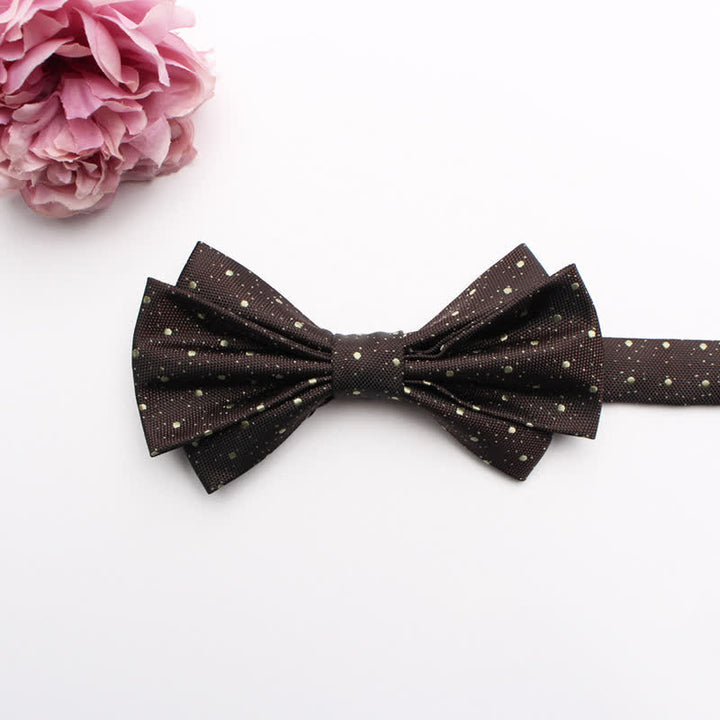 Men's Fangled Jacquard Texture Suit Bow Tie