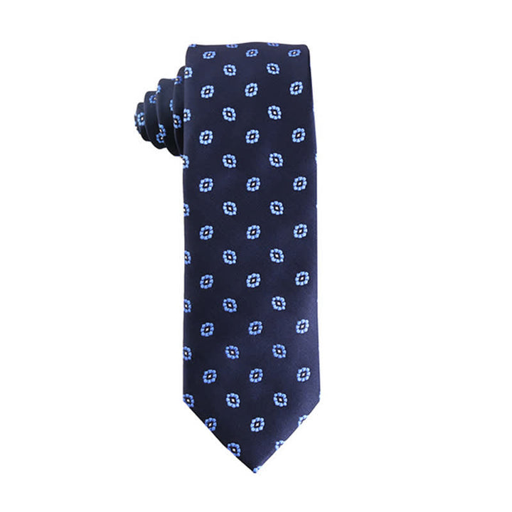 Men's Dynamic Shade of Blue Series Necktie - Daisy - image 2