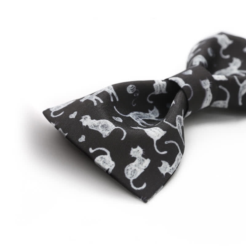 Men's Novelty Tiny Cat Bow Tie