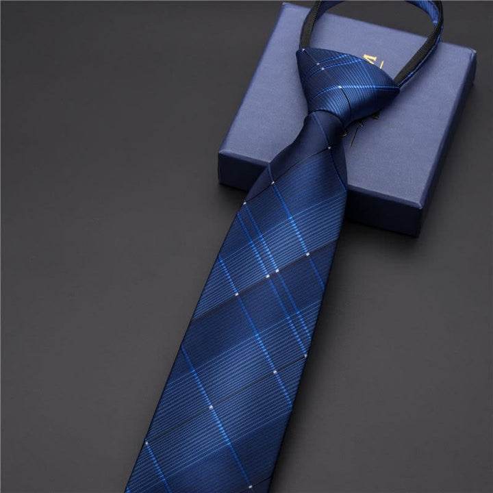 Men's Business Zipper Tie Novelty Necktie