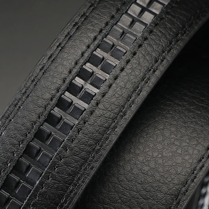 Men's Alligator Automatic Buckle Crocodile Print Leather Belt - image 5