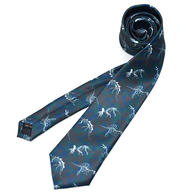 Men's Creative Funny Printed Necktie - Dinosaur - image 17
