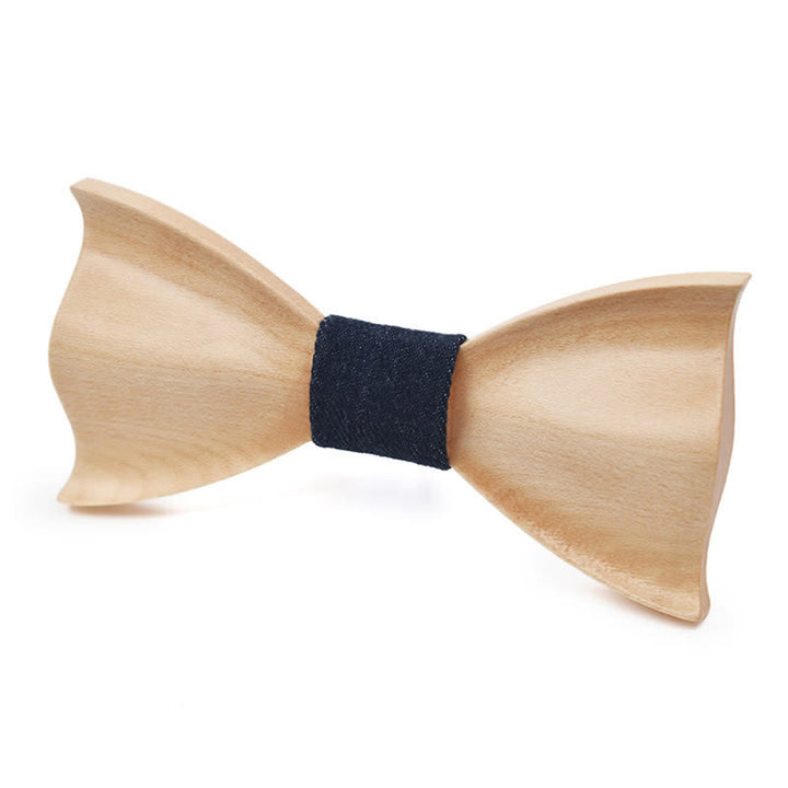 Men's Classic Maple Wooden Bow Tie