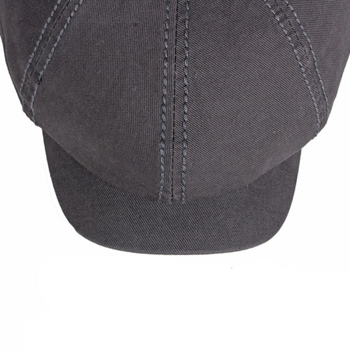 Casual Solid Color Cotton Daily Beret Cap