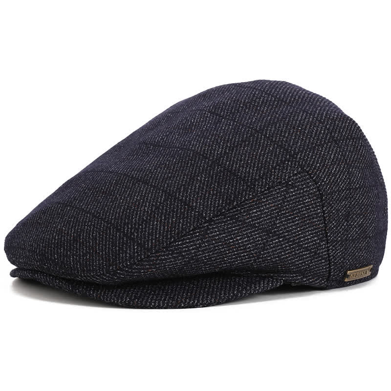 Sport Ivy Flat Cap with Earflap Beret