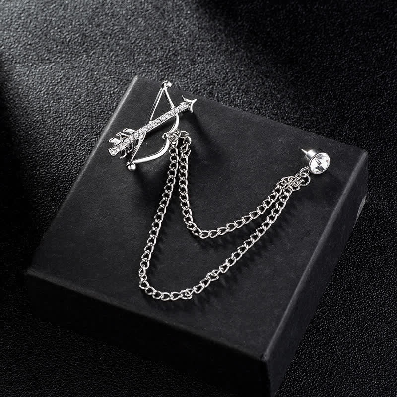 Men's Cupid Arrow Chain Brooch