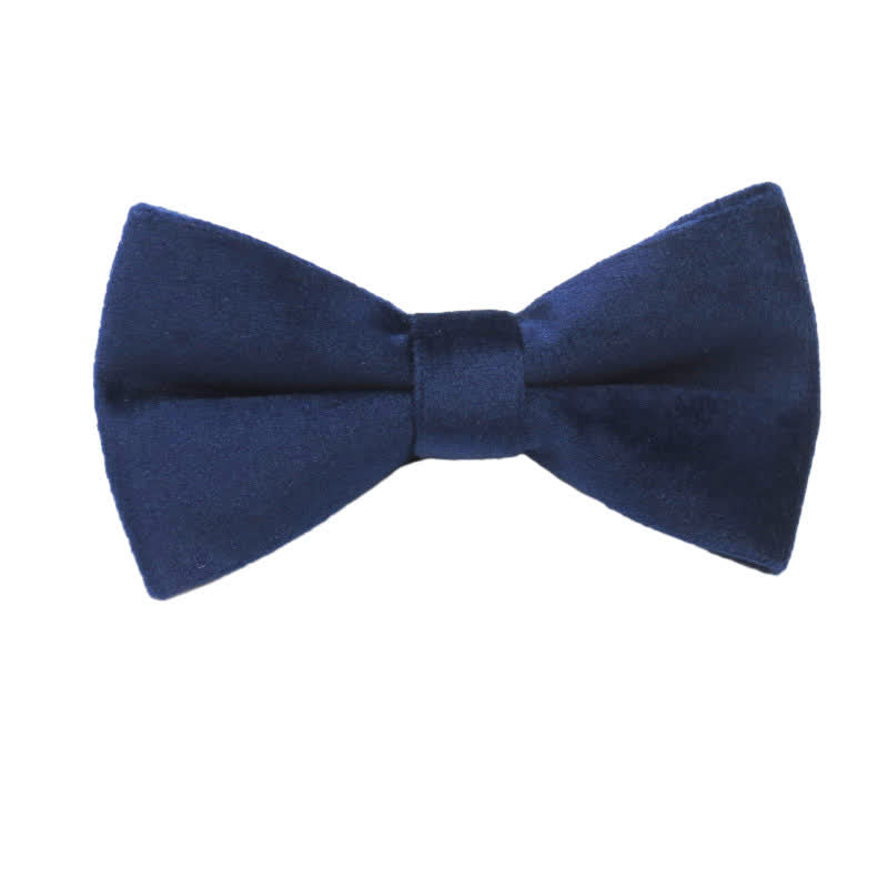 Men's Solid Color Formal Velvet Bow Tie