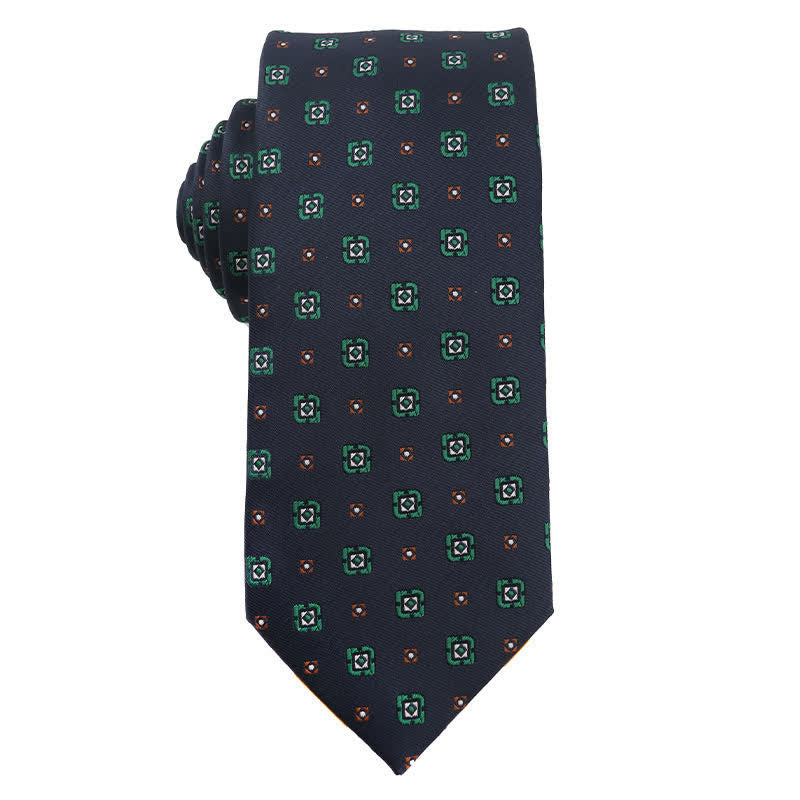Men's Artsy Jasper Turquoise Series Necktie - Medallion - image 5