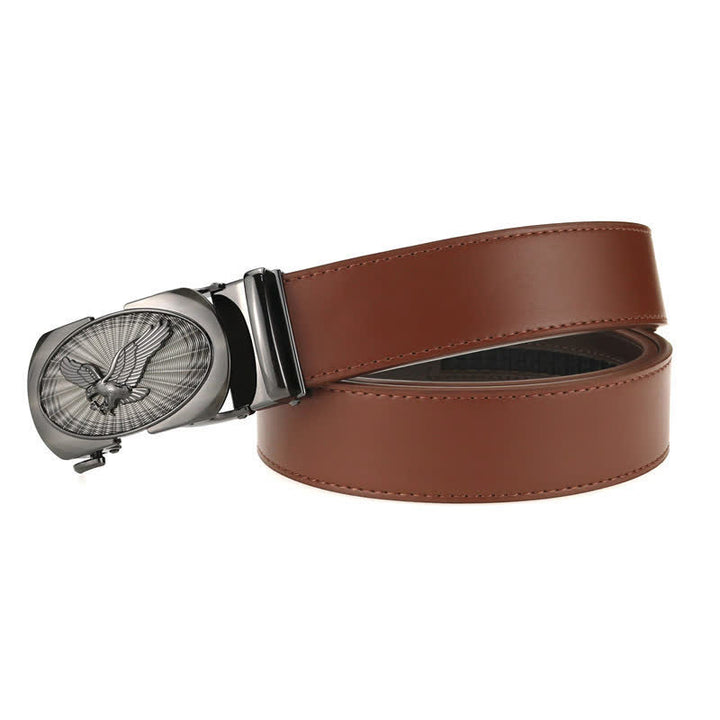 Men's Soaring Eagle Automatic Buckle Business Leather Belt