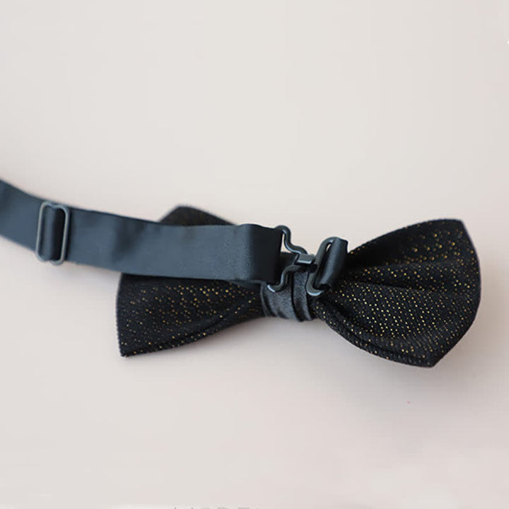 Men's Sweet Candy Color Two Tone Bow Tie